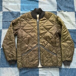 VTG 60s 70s Ted Williams Sears Roebuck Quilted Hunting Liner Green Jacket M